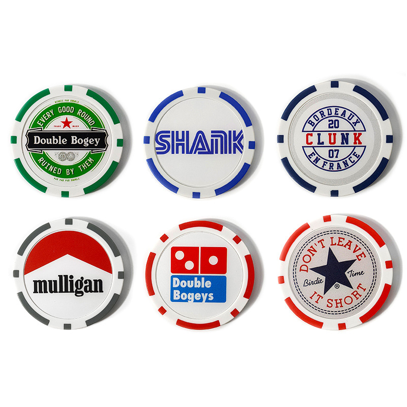Custom Golf Poker Chips