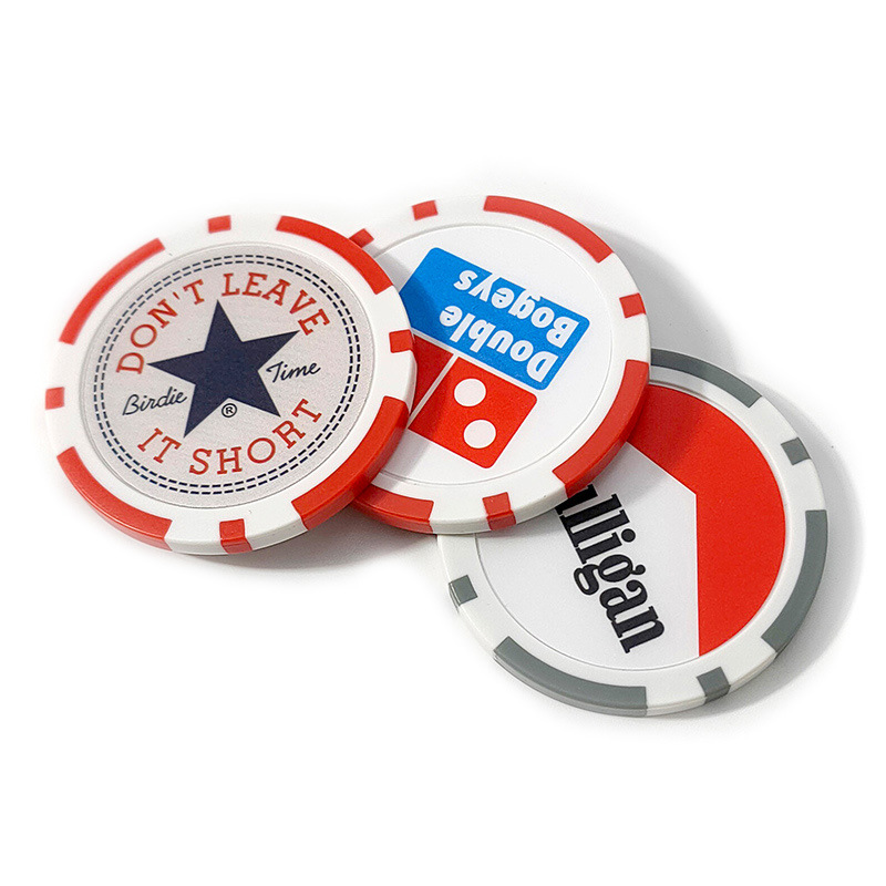 Custom Logo Golf Poker Chips
