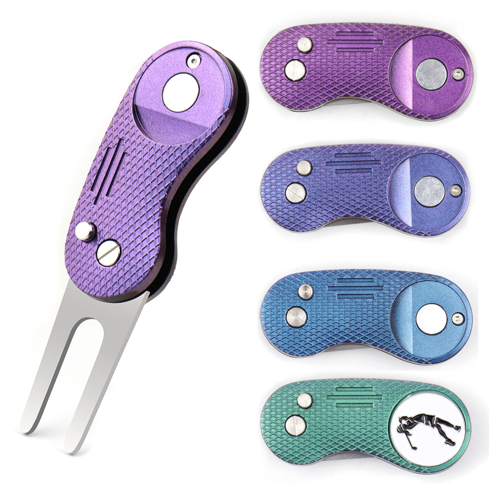 Custom Switchblade Golf Divot Tools