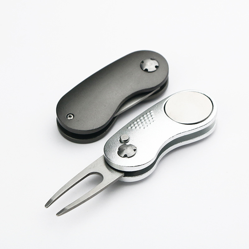 Custom Logo Metal Switchblade Divot Tools