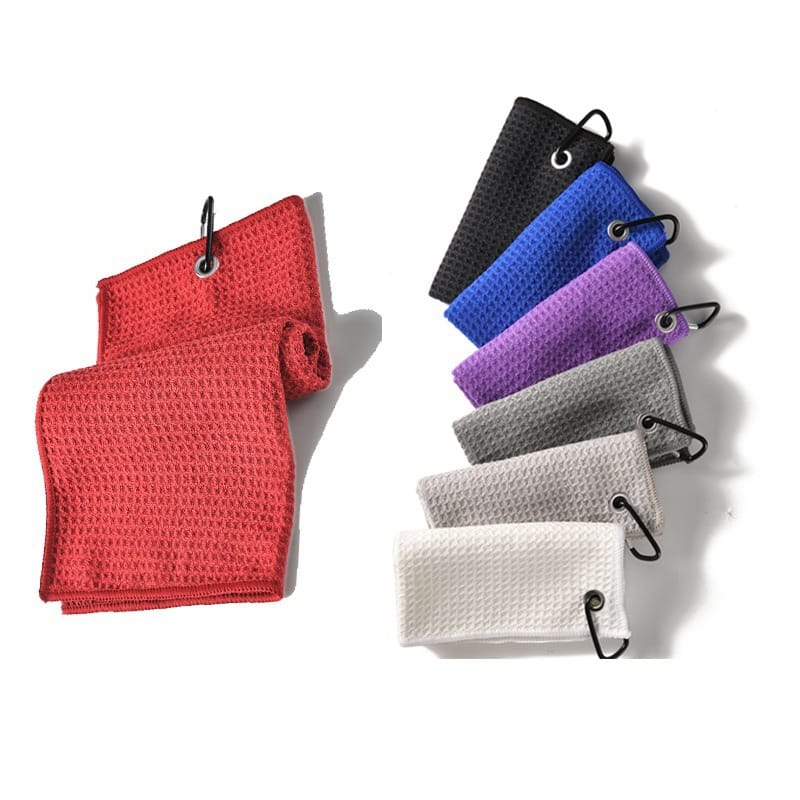 Custom Waffle Microfiber Golf Towels