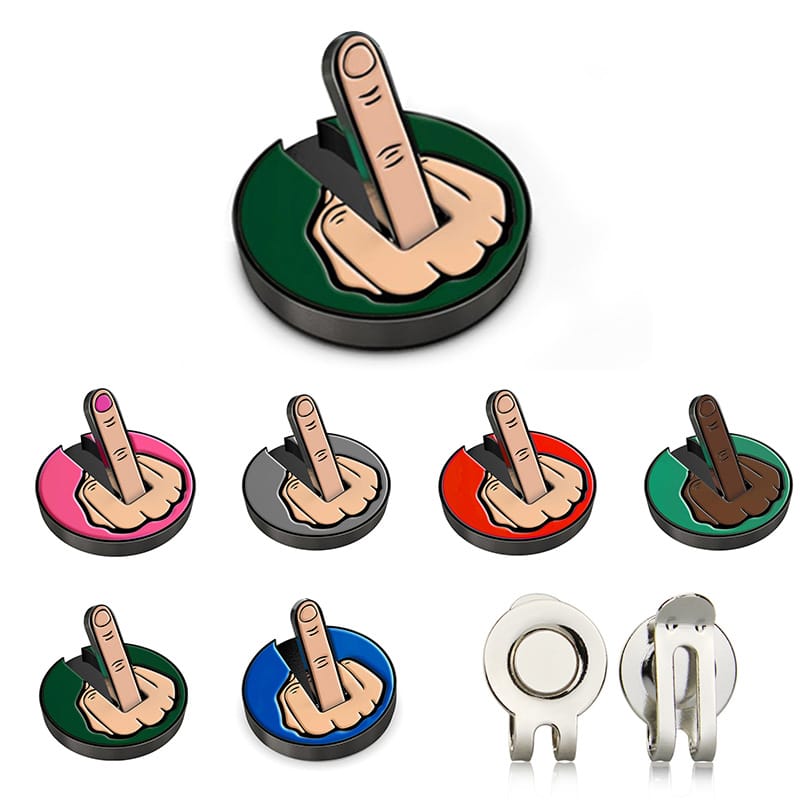 Funny Golf Ball Markers Middle Finger