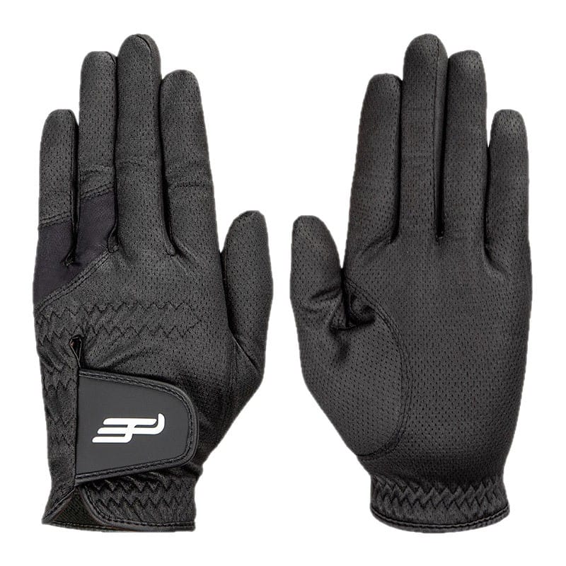 All-Black Mesh Breathable Golf Gloves
