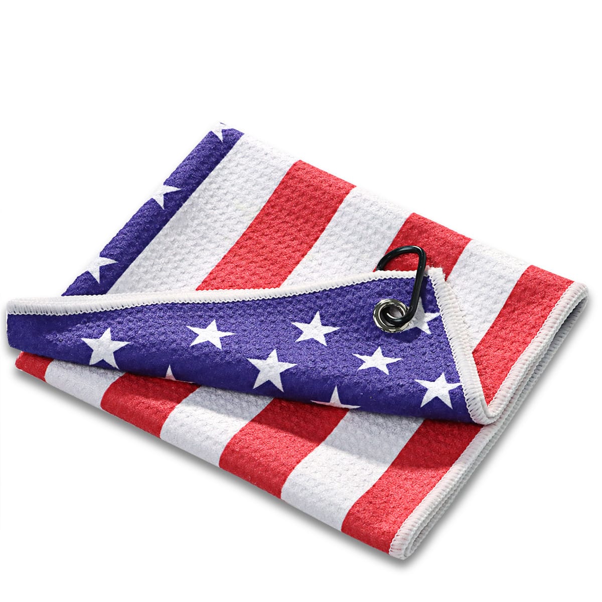 National Flag Printed Waffle Golf Towels
