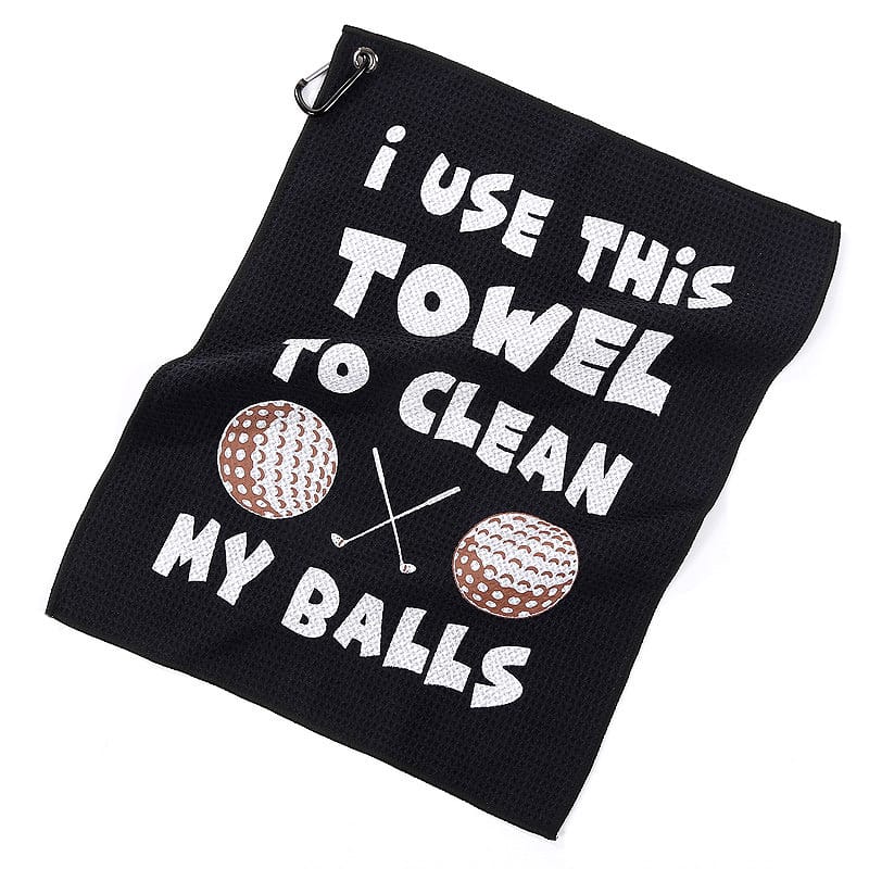 Funny Meme Waffle Golf Towels